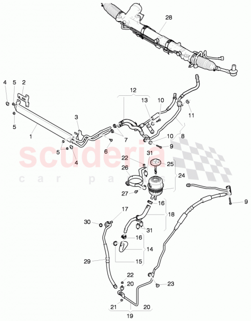 Part Diagram for Bentley 3W0 422 895 S