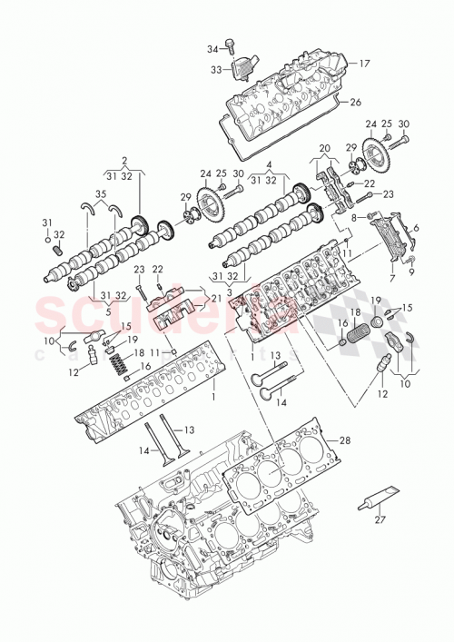 Part Diagram for Bentley 059 109 611 AQ