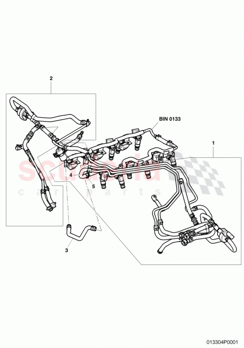 Part Diagram for Bentley 3W0 133 986 J