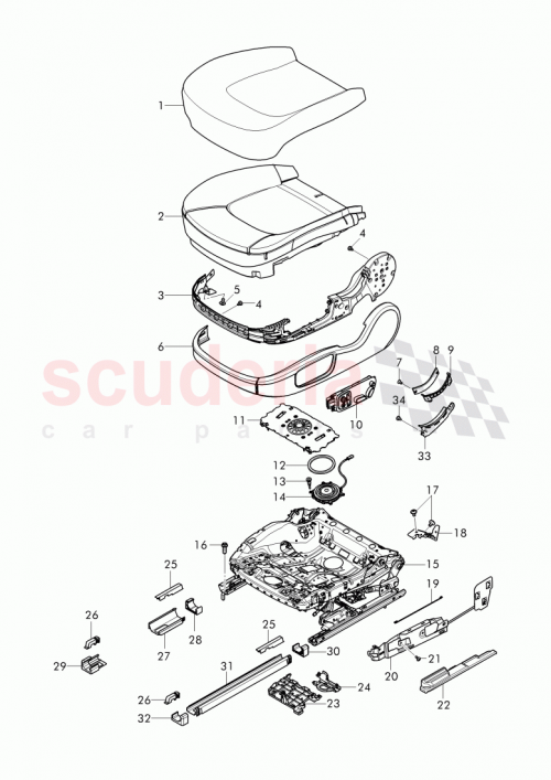 Part Diagram for Bentley 3Y0 972 135 A