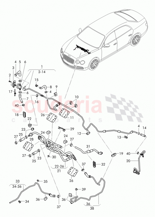 Part Diagram for Bentley N 100 980 01