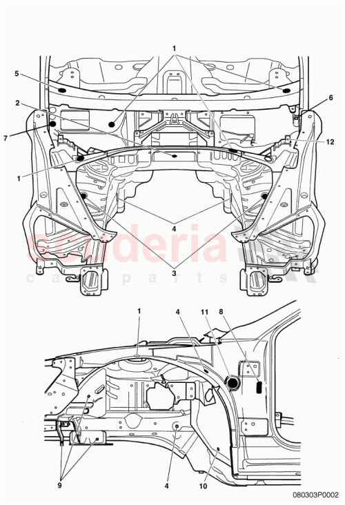 Part Diagram for Bentley N90508801
