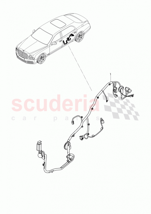 Part Diagram for Bentley 3Y4 971 694 C