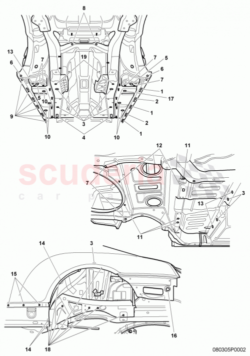 Part Diagram for Bentley 3W7899181