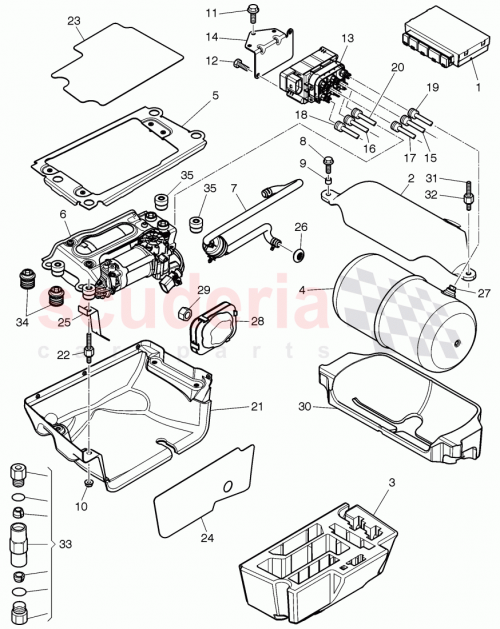 Part Diagram for Bentley 4H0616013D