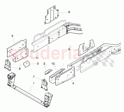 Part Diagram for Bentley 3Y0803556A