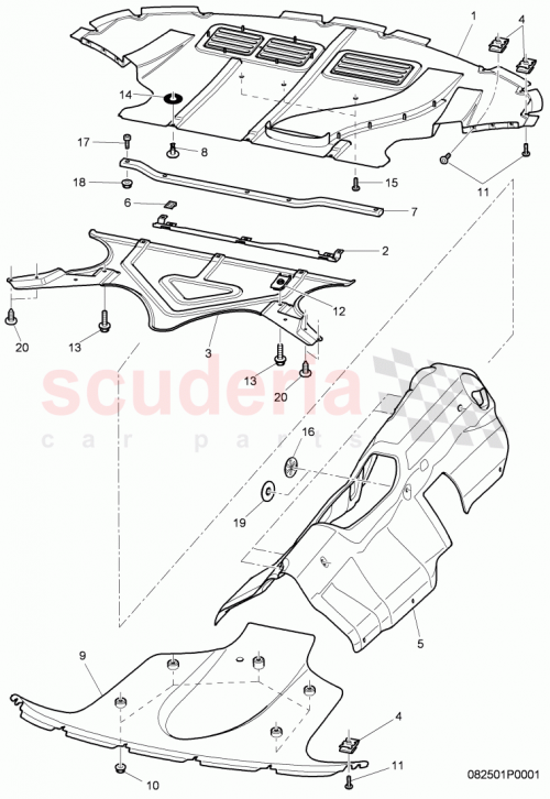 Part Diagram for Bentley 3W0825345A