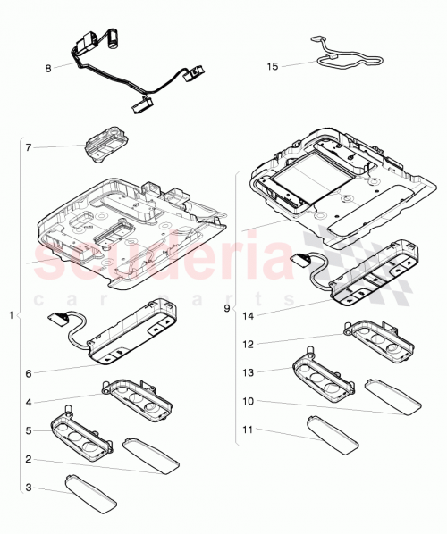 Part Diagram for Bentley 3Y0 947 136 K