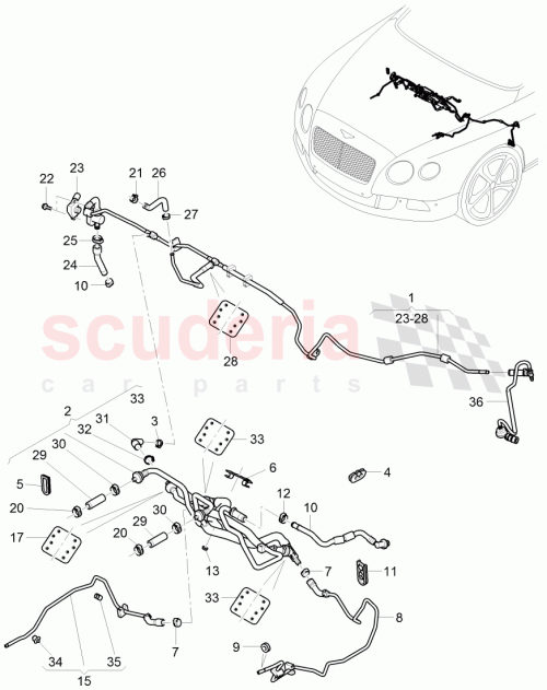 Part Diagram for Bentley 3W0819345F