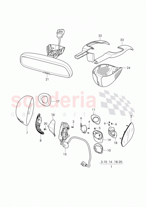 Part Diagram for Bentley 3W2 857 409 B