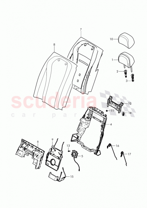 Part Diagram for Bentley 4W0 886 807 AE