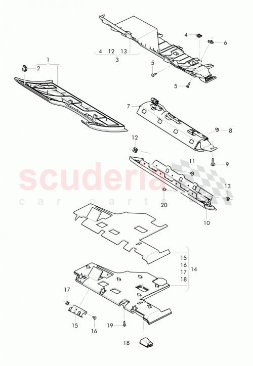 Part Diagram for Bentley 3W1 819 660 D
