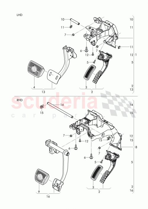 Part Diagram for Bentley 36A 723 503 A