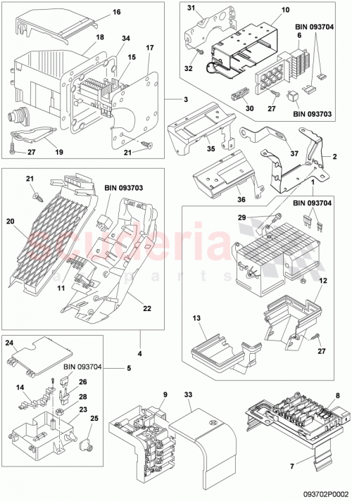 Part Diagram for Bentley 3D0937123A