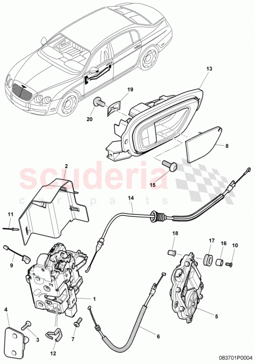 Part Diagram for Bentley N90479203