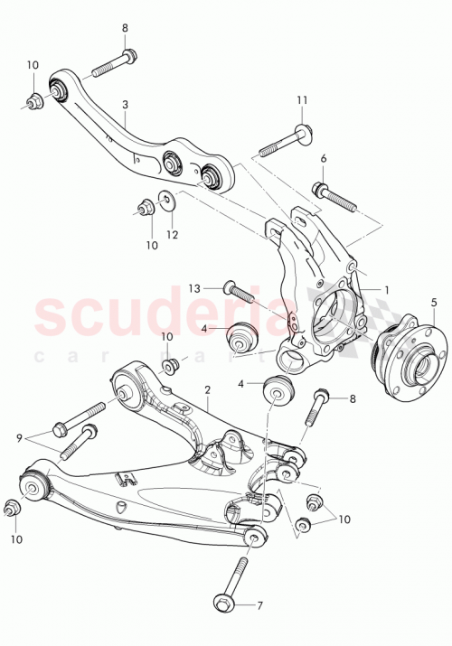 Part Diagram for Bentley 4W0 505 436