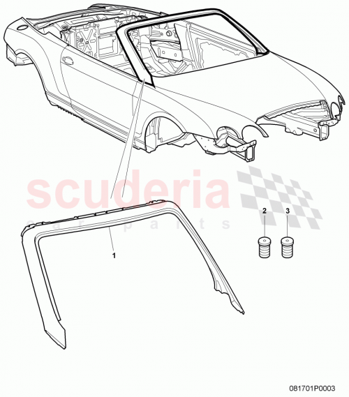 Part Diagram for Bentley 3W7817273G
