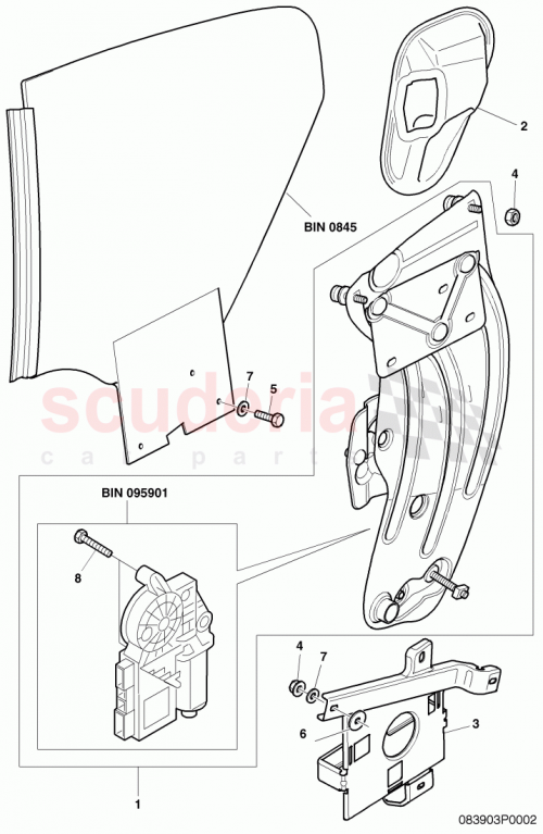 Part Diagram for Bentley 3W0 839 838 C
