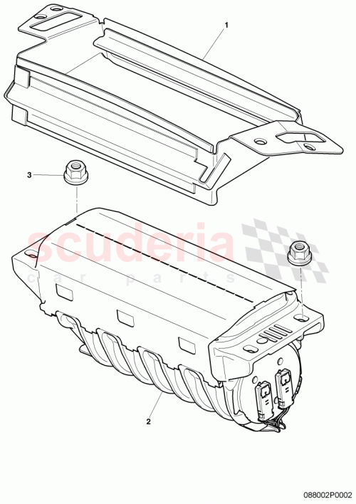 Part Diagram for Bentley 3W1880295E