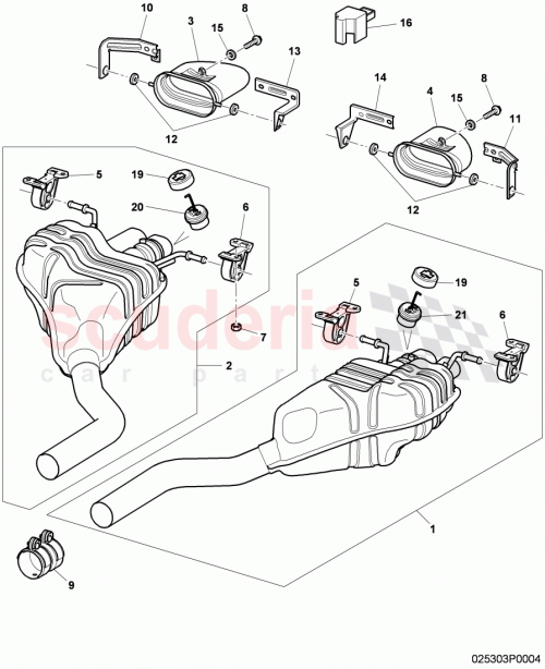 Part Diagram for Bentley 3W0253463L