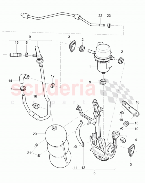 Part Diagram for Bentley 8E0614177B