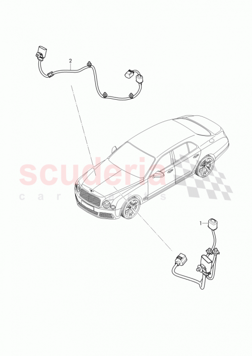 Part Diagram for Bentley 3Y0 970 068 C