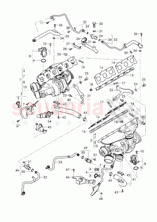 Part Diagram for Bentley 07P145140L