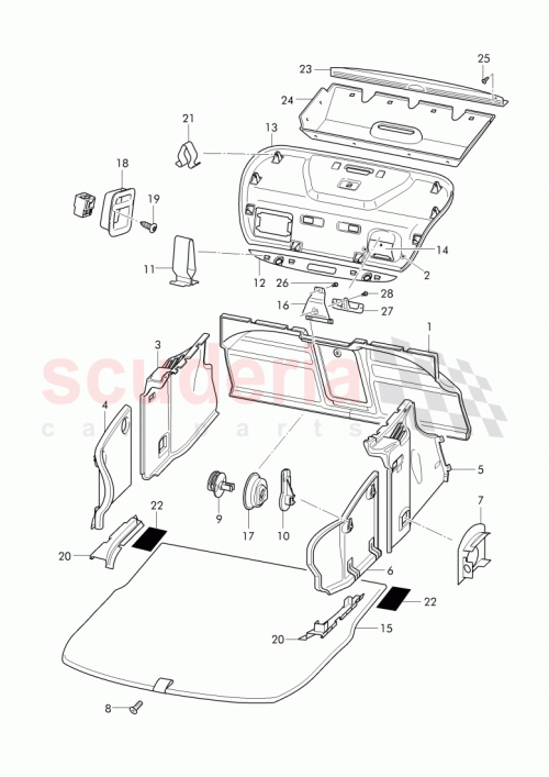 Part Diagram for Bentley 3W8 867 428 AG