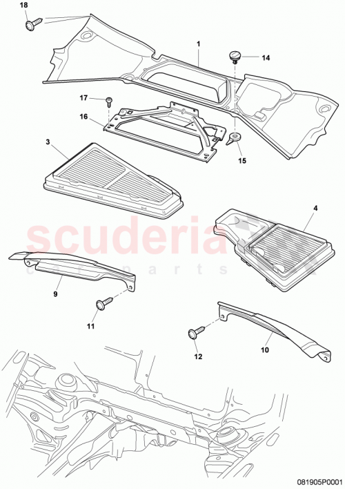 Part Diagram for Bentley 3D1819619A