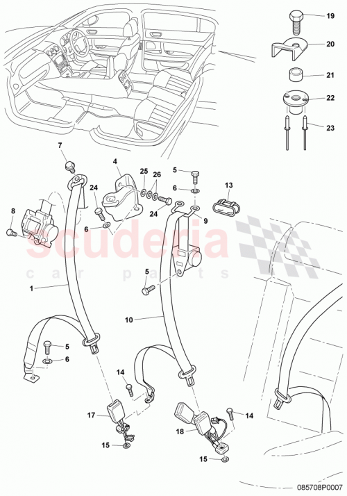 Part Diagram for Bentley 3W5857739A
