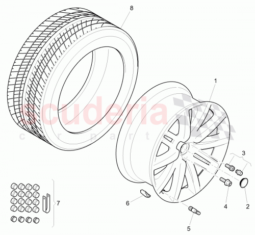Part Diagram for Bentley 3W0 601 025 DN