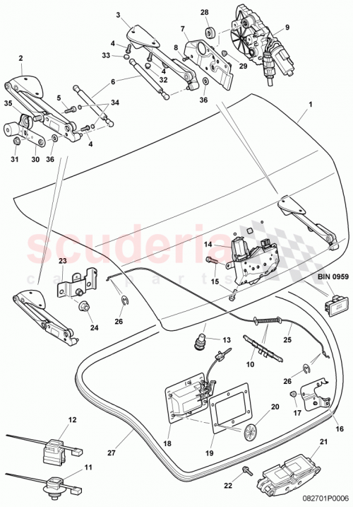 Part Diagram for Bentley 3W0 827 852 G
