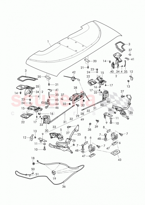 Part Diagram for Bentley 3W7 871 715 B