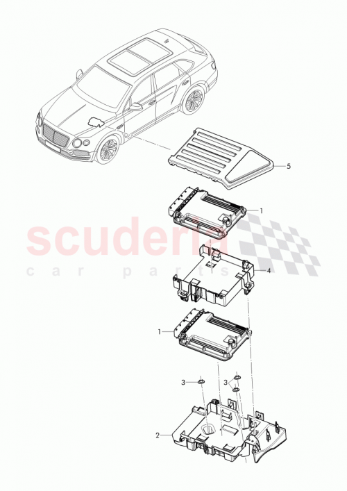 Part Diagram for Bentley N90508302