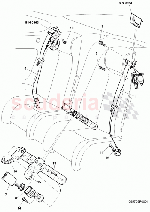 Part Diagram for Bentley N90644805