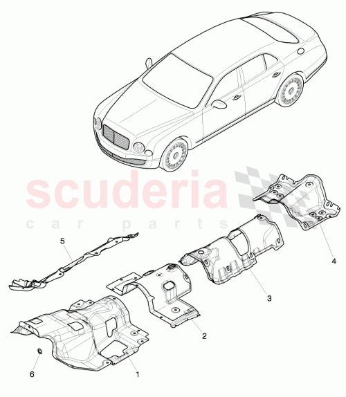 Part Diagram for Bentley 3Y0825635B