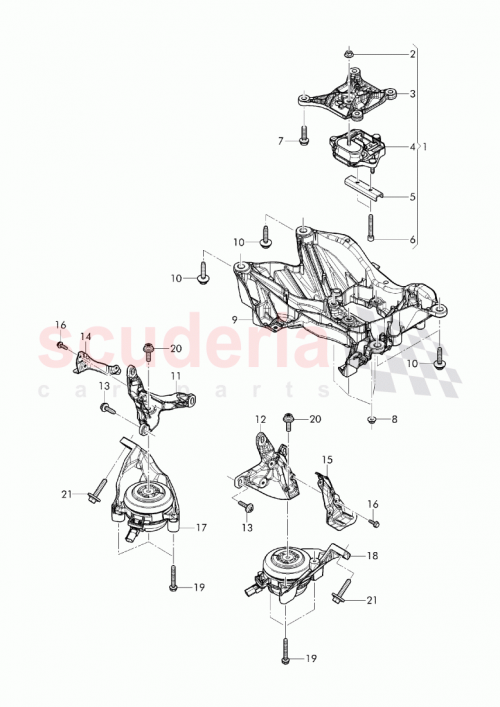 Part Diagram for Bentley 4M0 399 202 L