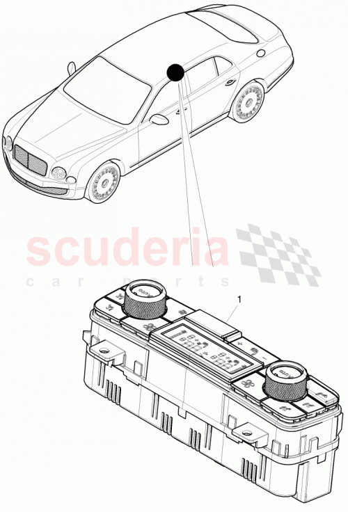 Part Diagram for Bentley 3Y0 907 049 C
