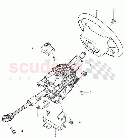 Part Diagram for Bentley 3W0419091F