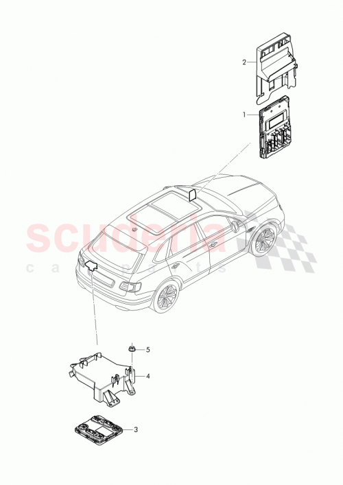 Part Diagram for Bentley 4M0 907 368