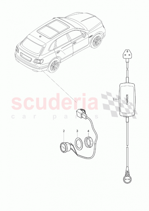 Part Diagram for Bentley 3Y0 915 685 L