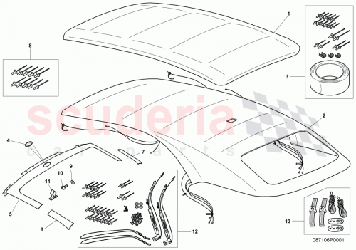 Part Diagram for Bentley 3W7871198