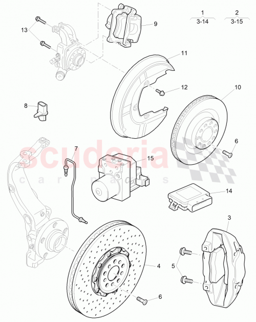 Part Diagram for Bentley JNV 698 105 B