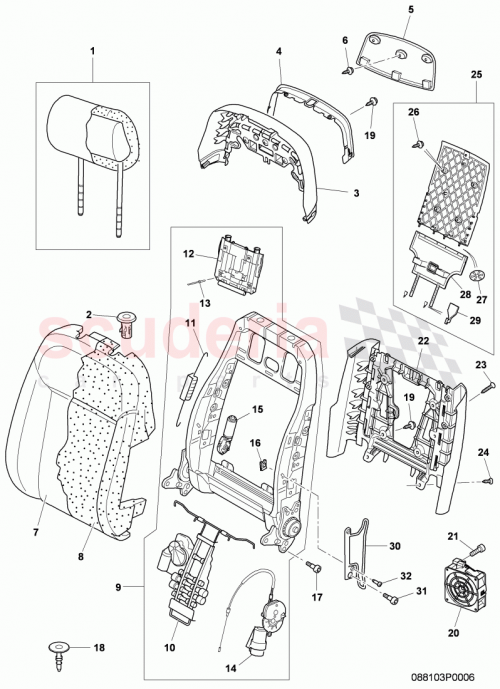 Part Diagram for Bentley 3W5881805