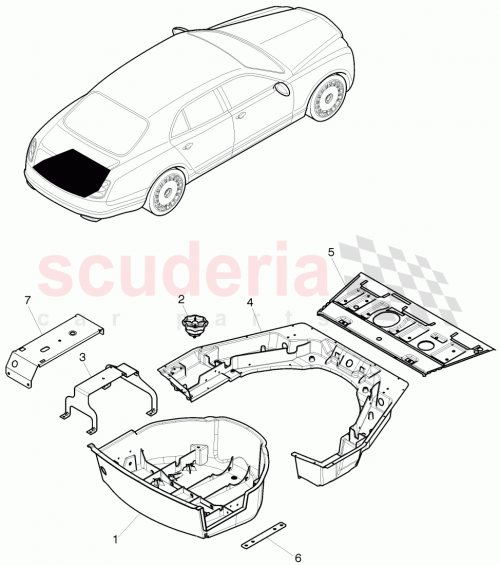Part Diagram for Bentley 3Y0804075