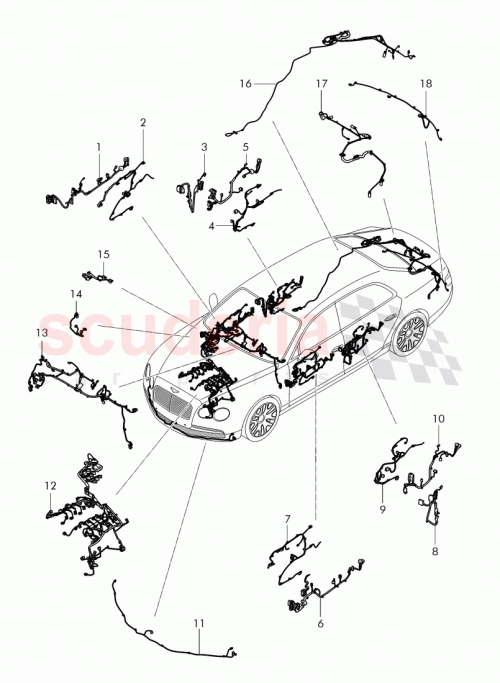 Part Diagram for Bentley 4W0 971 693 F