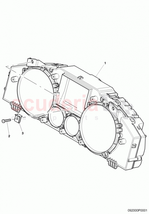 Part Diagram for Bentley 3W0920844C