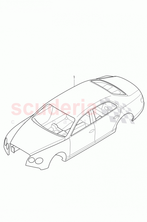 Part Diagram for Bentley 4W0 800 401 B