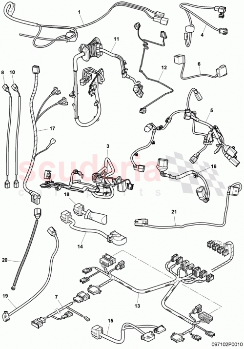 Part Diagram for Bentley 3W0971243