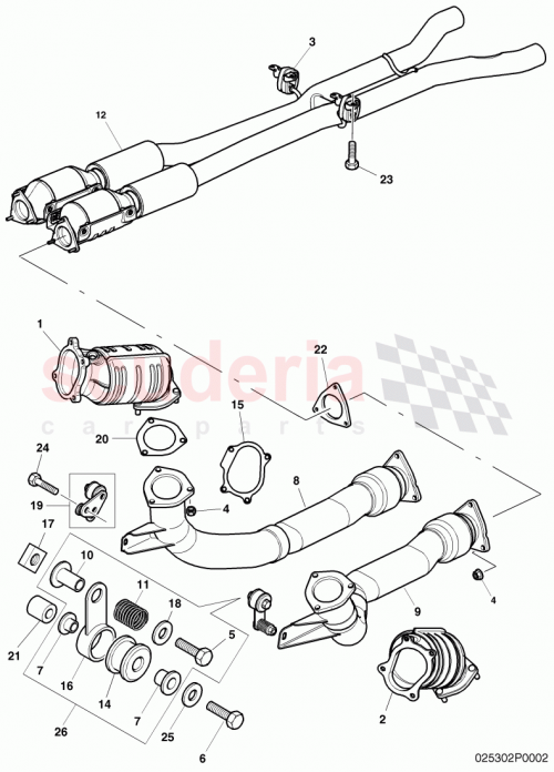 Part Diagram for Bentley 8E0253115C